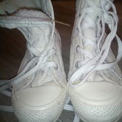 Converse Army White Boots 