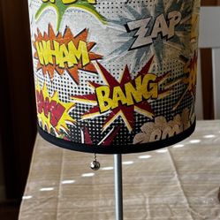 Superhero Bubble Pattern Table Lamp