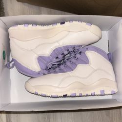 Jordan 10 Retro Hydrangeas Size Women Size 5 Men Size 3.5 