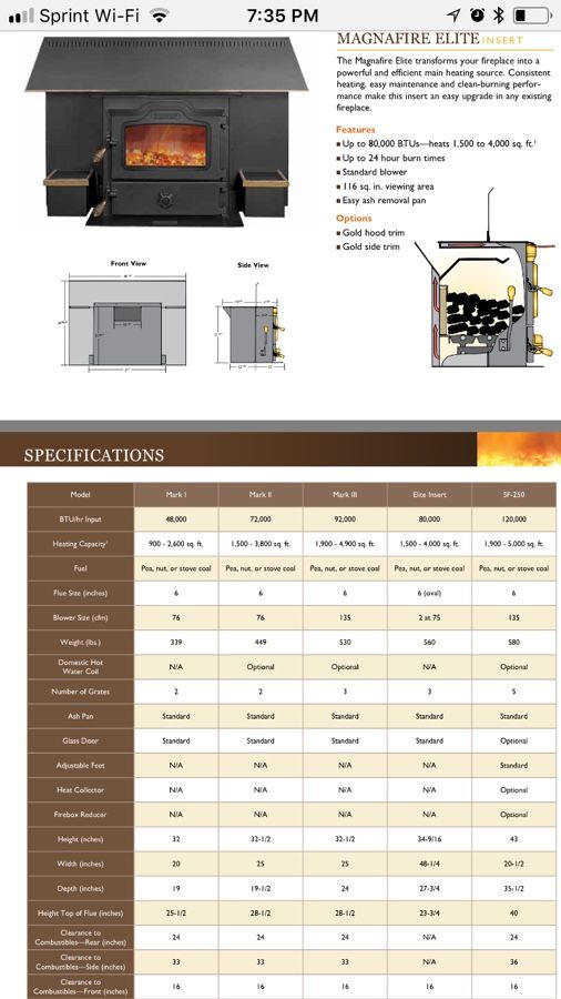 Harman Magnafire Elite Coal u0026 Wood Stove Fireplace Insert for Sale in  Reading, PA - OfferUp
