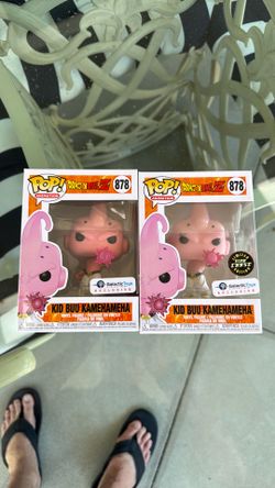 Funko pop Dragonball Z Kid Buu Kamehhameha glow exclusive Chase set