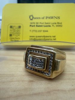 14KT Cluster Ring