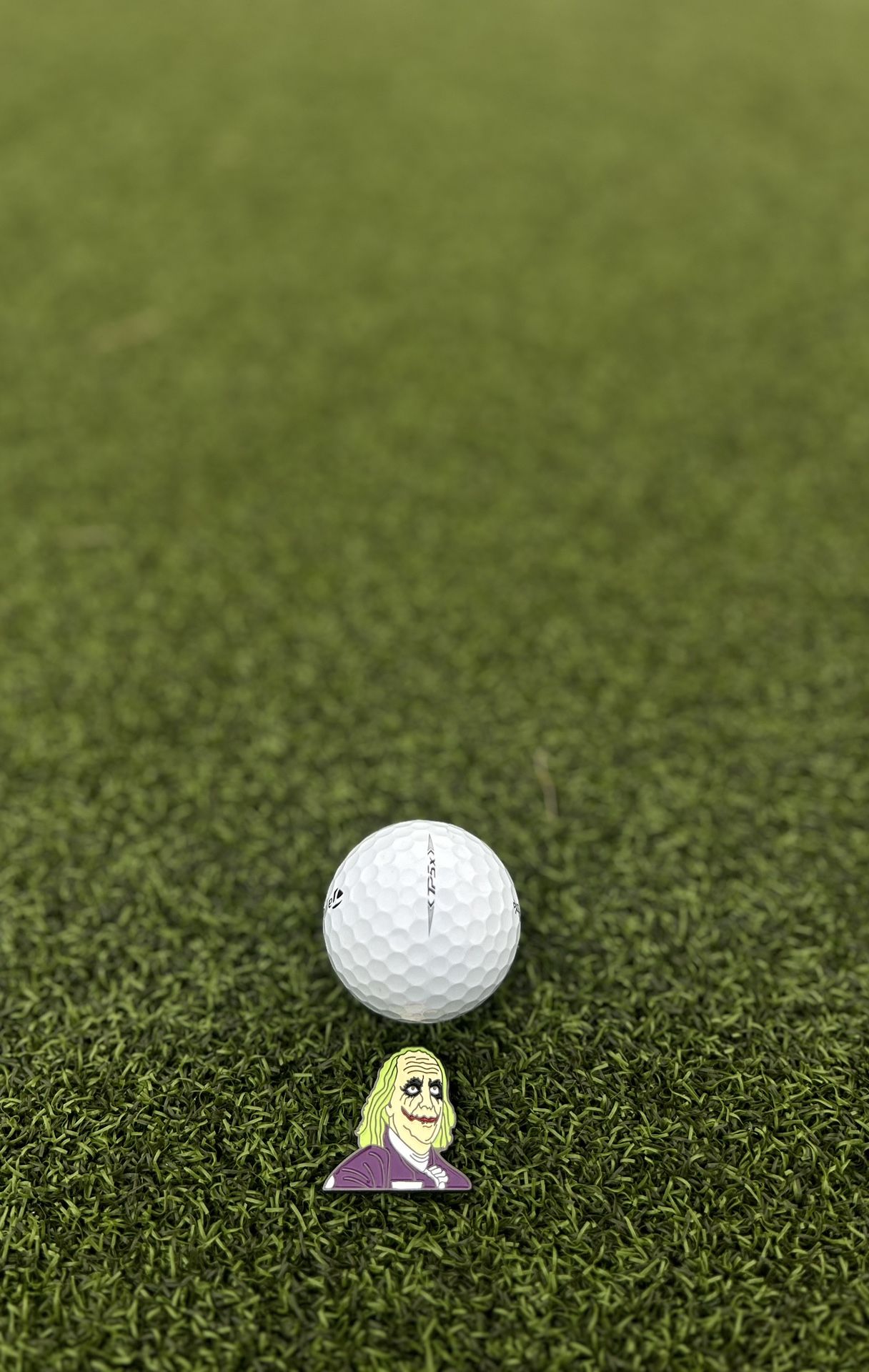 Benjamin Frankly X The Joker Golf Ball Marker