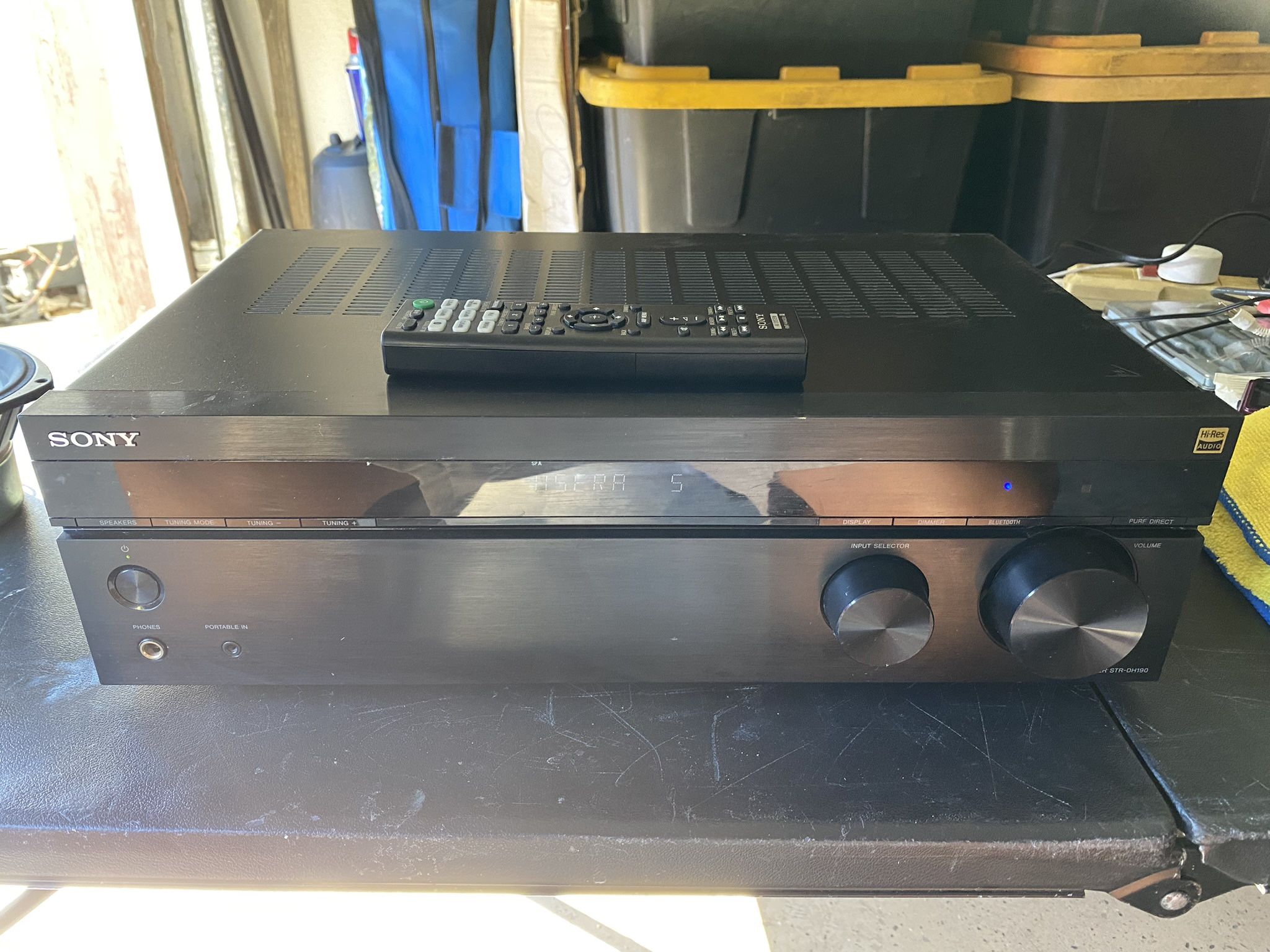 Sony Bluetooth Receiver With Remote Home Stereo Sony Receiver Bluetooth MAKE AN OFFER!