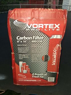 Vortex pro lite carbon filter