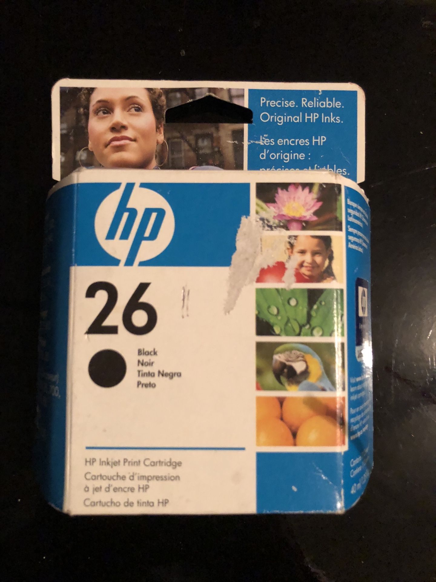 New hp 26 black ink