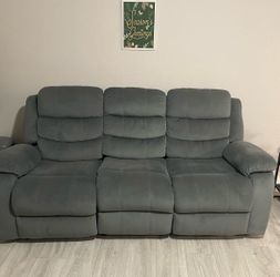 Gray Recliner Couch