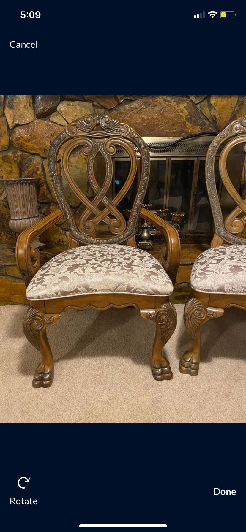 AICO by Michael Amini Eden Paradisio 2 Armchairs Chairs