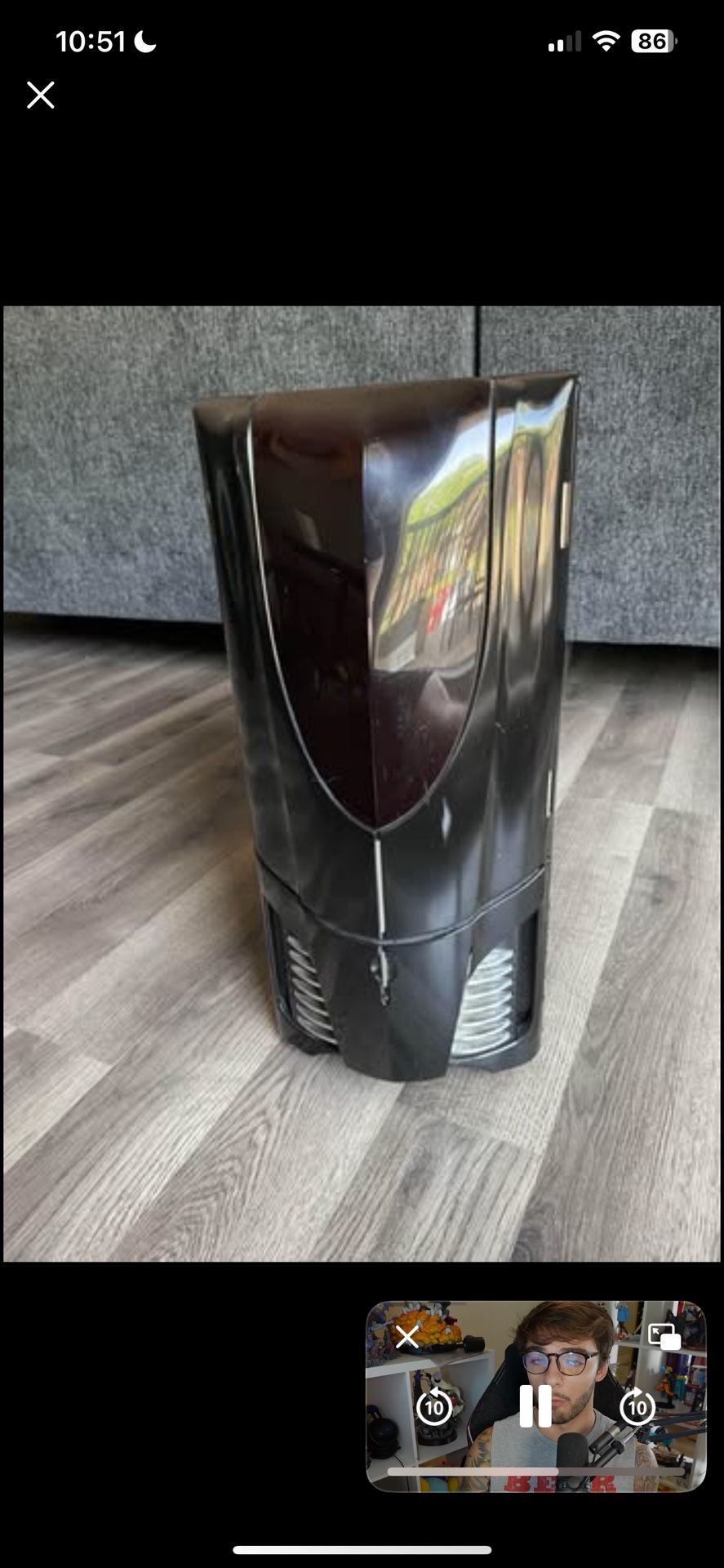 NZXT Apollo Black SECC Steel Chassis ATX Mid Tower Computer Case