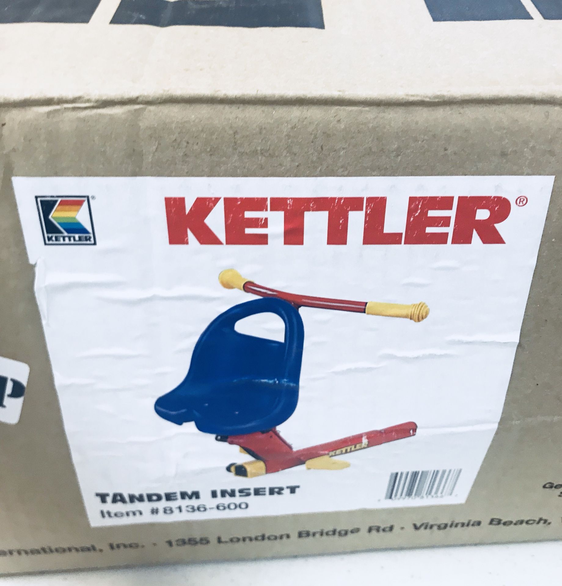 Kettler Trike Tandem Insert