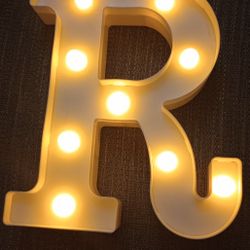Letter With Lights Battery Included 