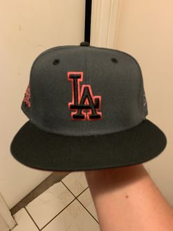 Los Angeles Dodgers Fitted Baseball Cap 7 5/8 Hat Lakers Clippers Raiders Basketball Football Sports Hockey Kings
