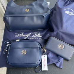 Marilyn Monroe 3 Pc Set Purse Wallet Handbag