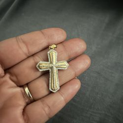 Gold Plated Cross Pendent
