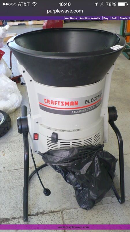 Craftsman Electric Leafwacker Plus Model # 833.799864