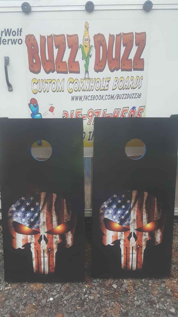 CUSTOM CORN HOLE BOARDS