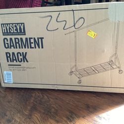 HYSEYY Rolling Garment Rack