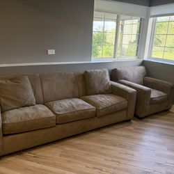 Crate and Barrel Couch And Chair