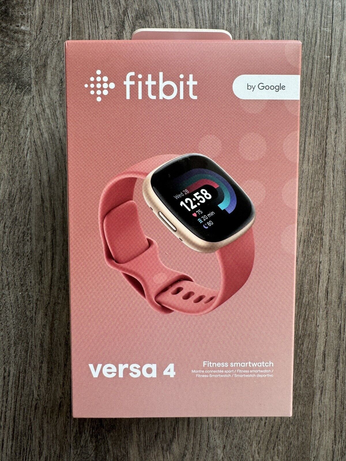 NEW Sealed FitBit Versa 4 Fitness Smartwatch - Pink