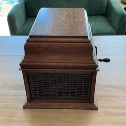 Antique Edison Amberola 30 Cylinder Record Player Phonograph