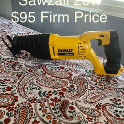 Dewalt Sawzall 20v. $95 Firm Price Tool Only 