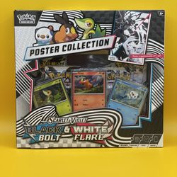 Unova Poster Collection Black Bolt White Flare