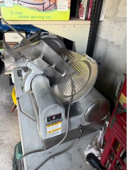 Old school meat slicer