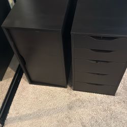 Prebuilt Ikea Alex drawers 