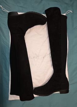 STUART WEITZMAN 5050 black suede boots
