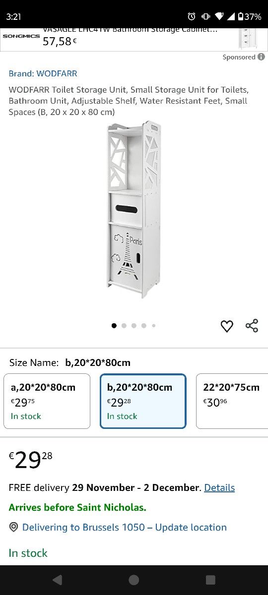 Toilet Storage Rack 18 Available