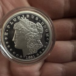 1881 CC Proof Morgan Replica