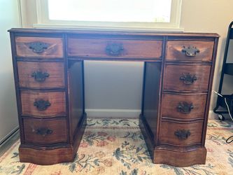 Antique real-wood desk $100