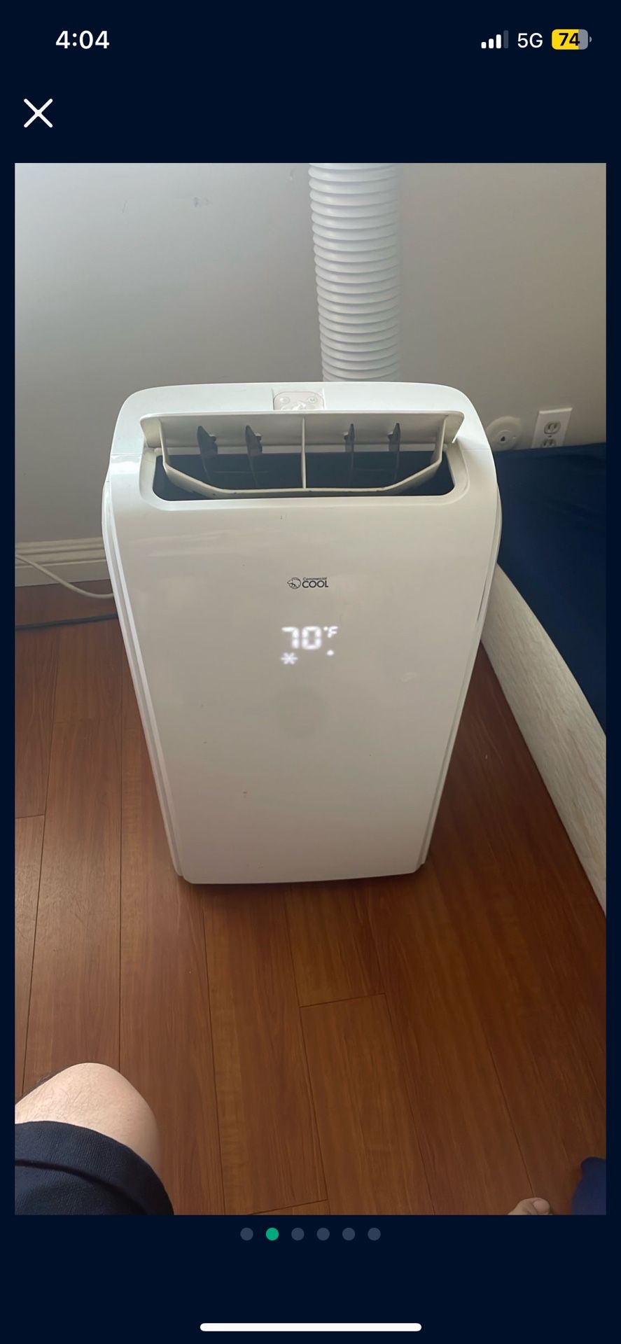 Commercial Cool Portable AC Unit 6000 btu DOE (10000 btu ASHRAE)