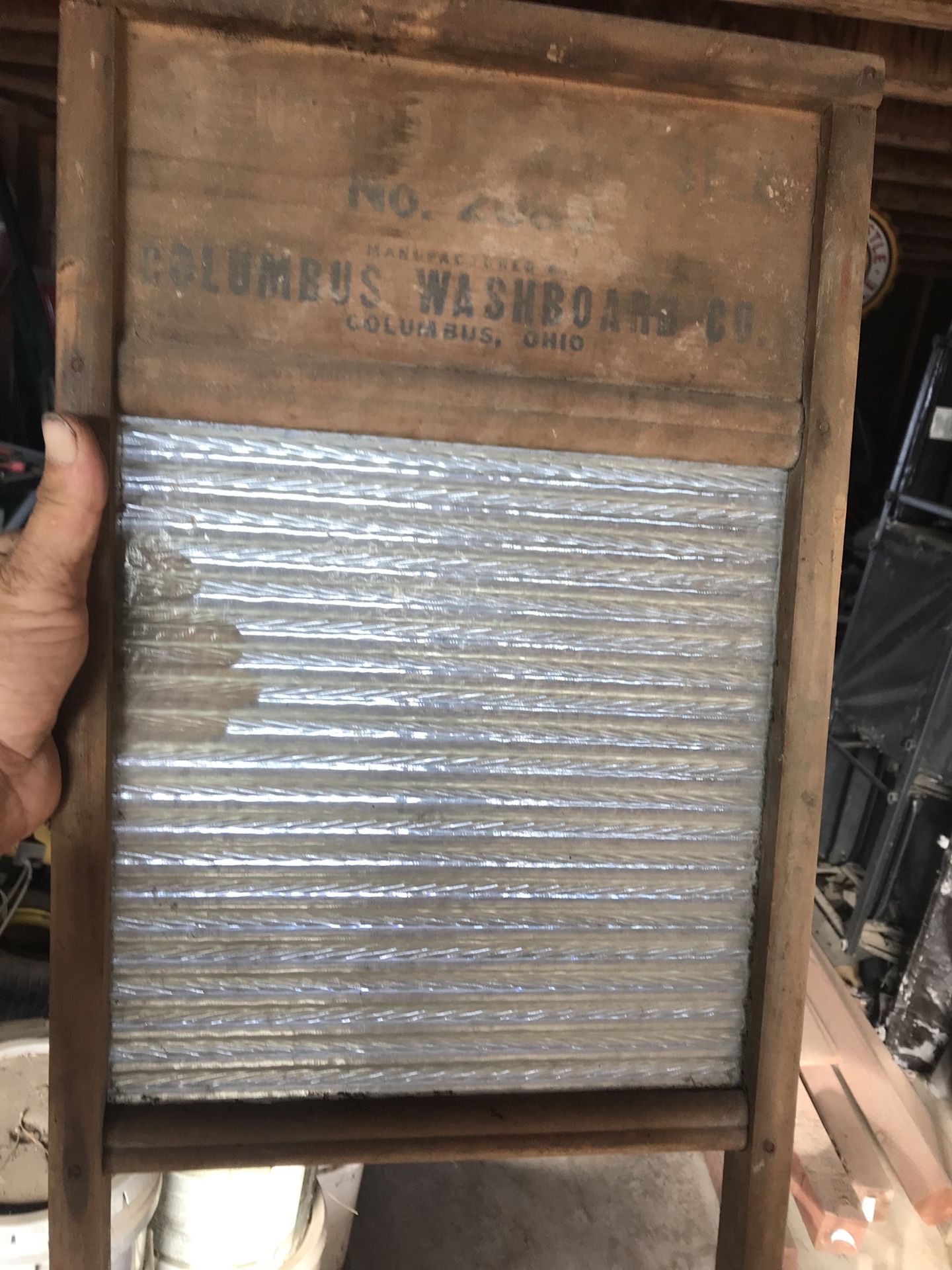 Old school wash board