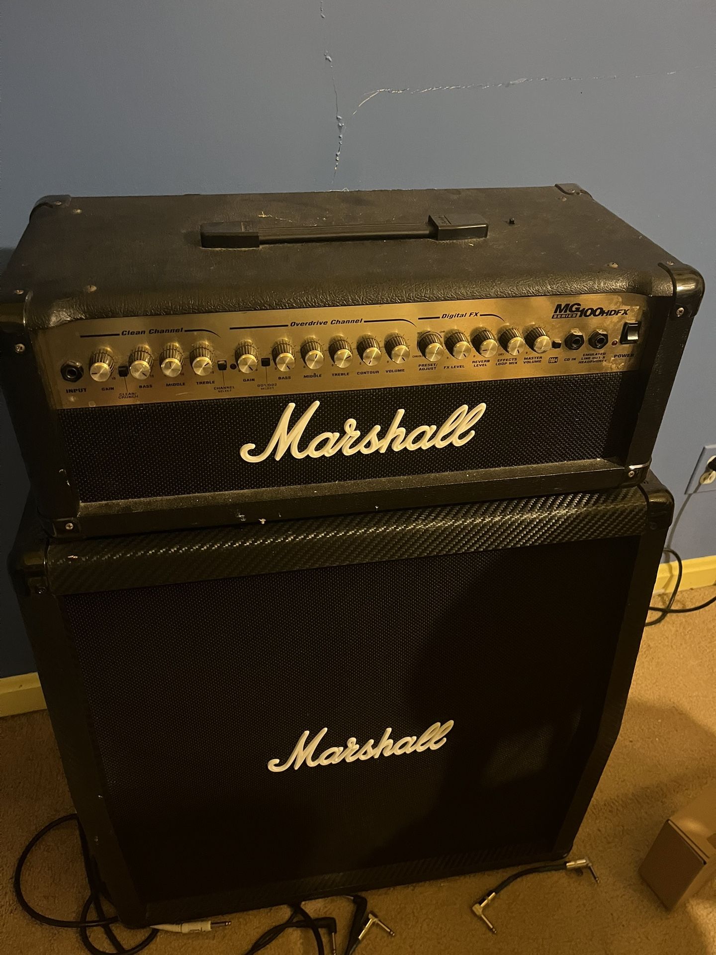 Marshall MG100HGFX Stack