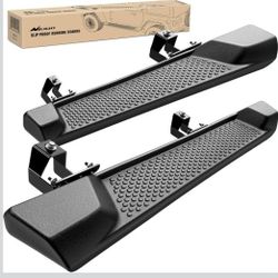 Nilight Running Boards for 2018 2019 2020 2021 2022 2023 2024 Wrangler JL 2 Door Side Step Nerf Bars 6 Inch ABS Plastic Matte Black (Not for JK Model