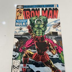 Iron Man #131 Hulk Cover 1st Print Marvel Comics 1980, 3 staples, FN