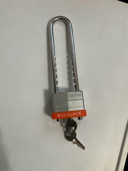 Wulalack Long Shackle Padlock with Keys