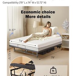 King adjustable bed frame