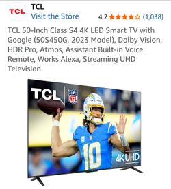 TCL SMART  TV 50 INCH  4K