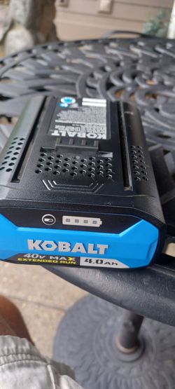 New never use Kobalt 40 volt 4 amp hour battery