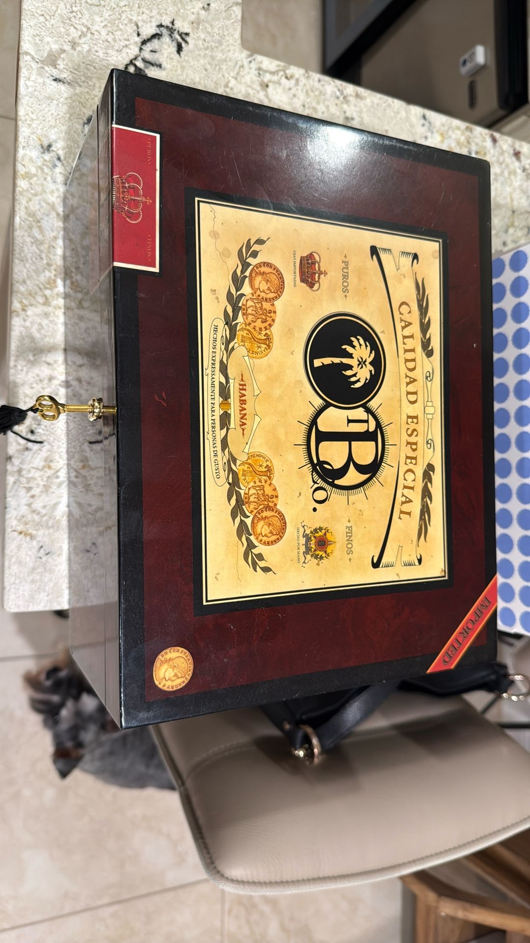 Lacquered Cigar Box Humidifier