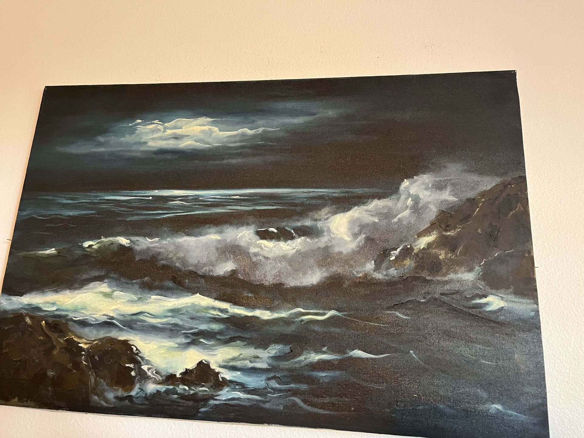 Canvas Art Of Ocean