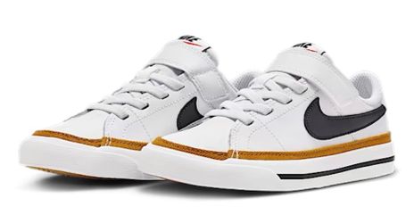 Nike Boy's Court Legacy Sneaker Size 2.5Y Little Kid DA5381-102 White New