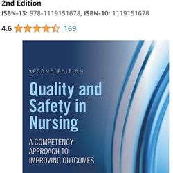 Quality and Safety In Nursing: A Competency Approach To Improving Outcomes - 2nd Edition