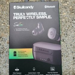 Skullcandy Sesh Evo True Wireless Earbuds - Bluetooth in-Ear Headphones with Charging Plug (True Black)

