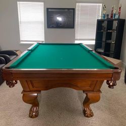 Antique Pool Table 
