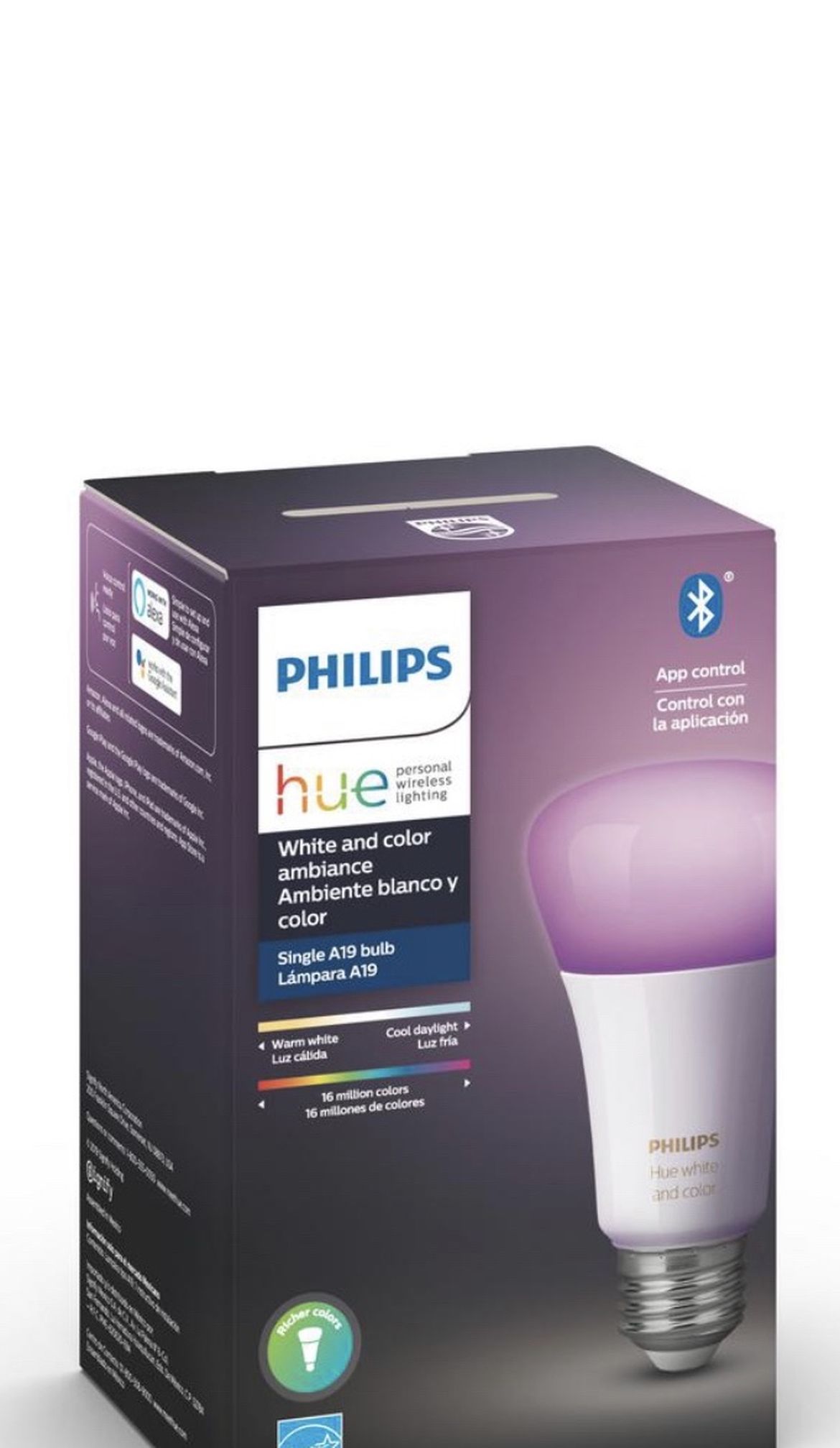 Smart Wireless Light Bulb with Bluetooth