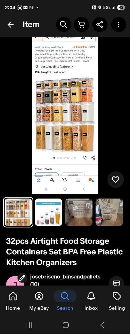 Airtight Food Container set 32 Piece Set