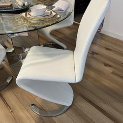 4 Chair Only Color White 